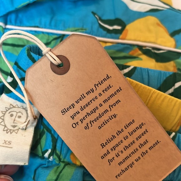 Printfresh Pajama Capri Length Pants XS NWT - Picture 3 of 4